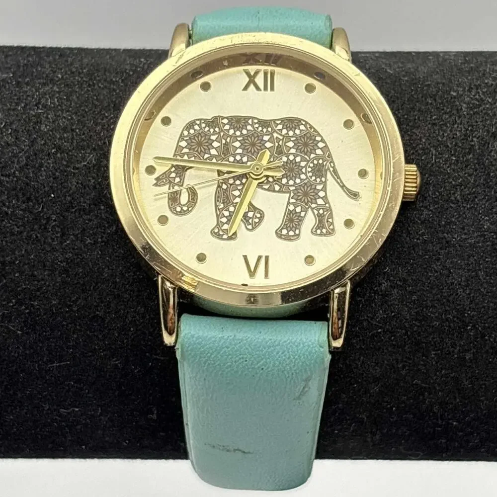Turquoise Elephant Watch